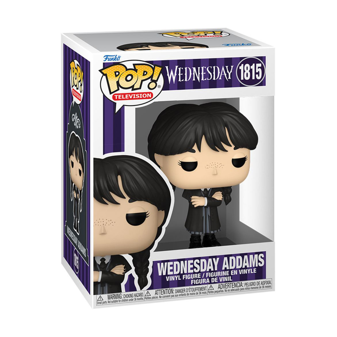 Ігрова фігурка Funko Pop! серії Funko Венздей: Венздей у чорному пальто, від 3 років (86679)